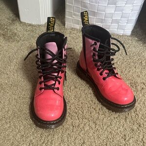 Dr. Martens Pink Kids Boots